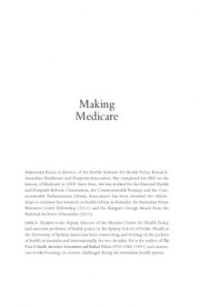 Making Medicare: The Politics of Universal Health Care in Australia