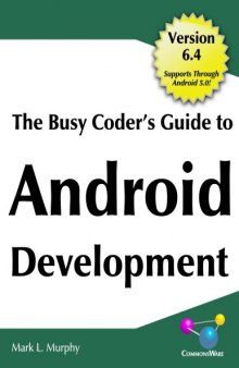 The Busy Coder's Guide to Android Development, Version 6.4