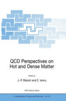 QCD Perspectives on Hot and Dense Matter