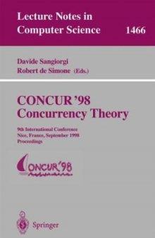 CONCUR'98 Concurrency Theory: 9th International Conference Nice, France, September 8–11, 1998 Proceedings
