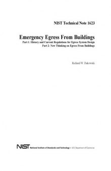 Emergency Egress From Buildings