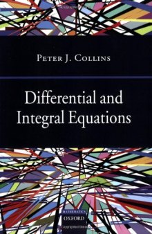 Differential and Integral Equations (Oxford Handbooks)
