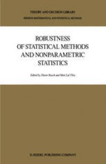 Robustness of Statistical Methods and Nonparametric Statistics