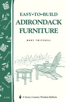 Easy-to-build adirondack furniture