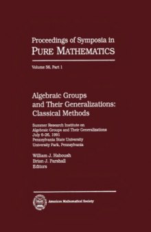 Algebraic Groups and Their Generalizations: Quantum and Infinite-Dimensional Methods, Part 2