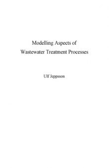 Modelling Aspects of Wastewater Treatment Processes