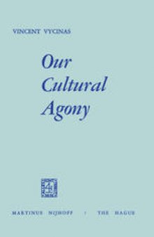 Our Cultural Agony