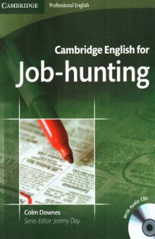 Cambridge English for Job-hunting + CD (Cambridge Professional English)