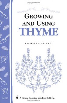 Growing and Using Thyme