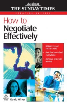 How to Negotiate Effectively (Creating Success)