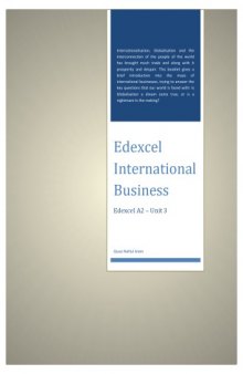 Edexcel International Business