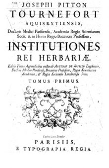 Institutiones rei herbariae