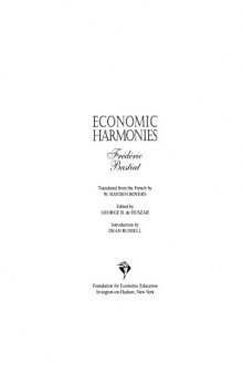 Economic Harmonies  