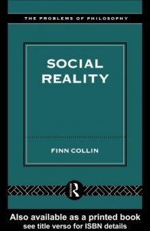 Social Reality (Problems of Philosophy)