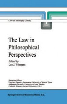 The Law in Philosophical Perspectives: My Philosophy of Law