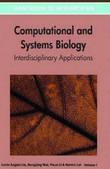 Handbook of Research on Computational and Systems Biology: Interdisciplinary Applications  