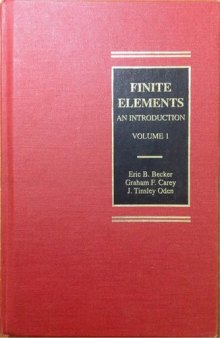 Finite elements: An introduction: Vol. 1