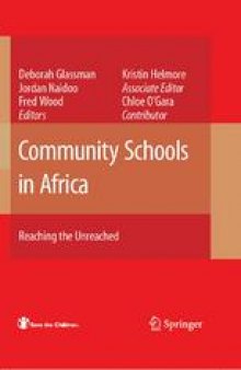 Community Schools in Africa:: Reaching the Unreached
