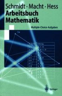 Arbeitsbuch Mathematik: Multiple-Choice-Aufgaben