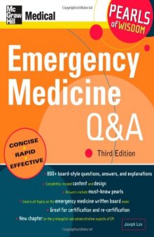 Emergency Medicine Q&A, 3rd Edition (Pearls of Wisdom)