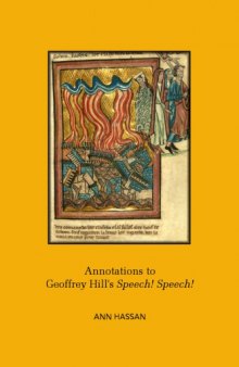 Annotations to Geoffrey Hill's 'Speech! Speech!'