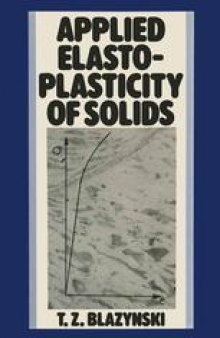 Applied Elasto-plasticity of Solids