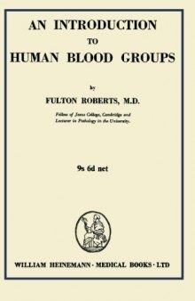 An Introduction to Human Blood Groups
