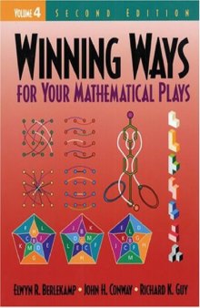 Winning Ways for Your Mathematical Plays, Vol. 4
