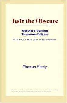 Jude the Obscure (Webster's German Thesaurus Edition)