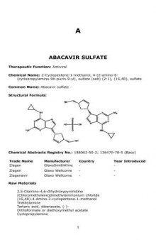 Pharmaceutical Manufacturing Encyclopedia