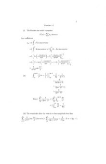 Solutions for chaps.2-7 for Numerical solution of partial differential equations