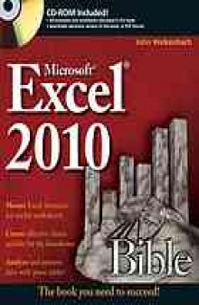 Excel 2010 bible