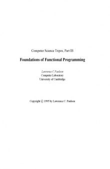 Foundations of functional programming