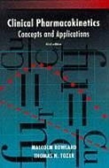 Clinical Pharmacokinetics: Concepts and Applications