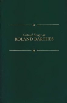 Critical Essays on Roland Barthes