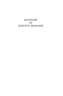 Dictionary of scientific biography, vol 7