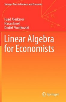 Linear Algebra for Economists 