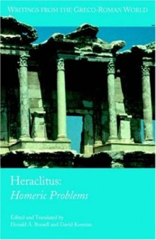 Heraclitus: Homeric Problems (Writings from the Greco-Roman World, # 14)