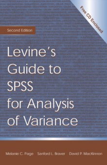Levine's Guide to SPSS for Analysis of Variance, 2nd Edition