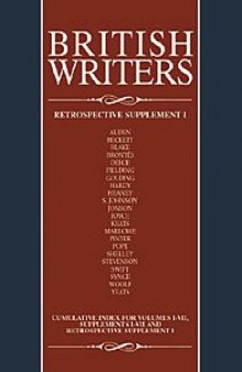 BRITISH WRITERS, Retrospective Supplement I