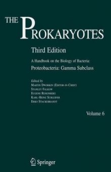 The Prokaryotes: Volume 6: Proteobacteria: Gamma Subclass