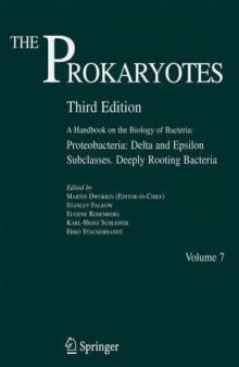 The Prokaryotes: Volume 7: Proteobacteria: Delta, Epsilon Subclass