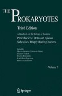 The Prokaryotes: Volume 7: Proteobacteria: Delta, Epsilon Subclass