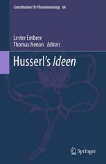 Husserl’s Ideen