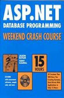 ASP.NET database programming weekend crash course
