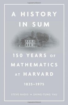 A History in Sum: 150 Years of Mathematics at Harvard