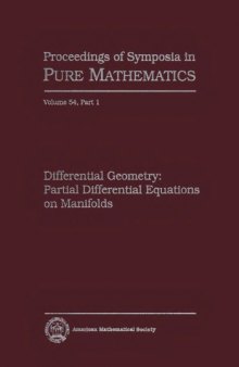 Differential Geometry: Partial Differential Equations on Manifolds, Part 1