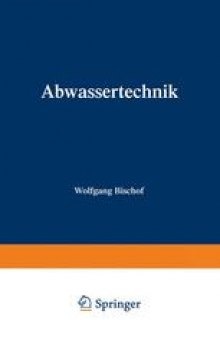 Abwassertechnik