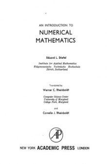 An Introduction to Numerical Mathematics