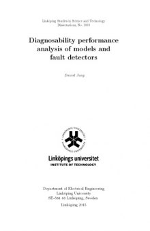 Diagnosability Performance Analysis of Models and Fault Detectors
